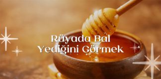 Rüyada Bal Yediğini Görmek